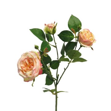 Rama de rosa de plástico SHIYUN, rosa-fucsia, 60 cm, Ø 3,5-8,5 cm