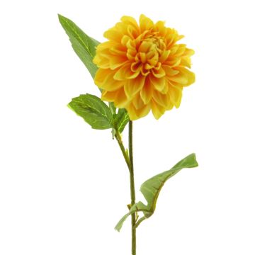Flor artificial de dalia WANRU, amarillo-naranja, 50 cm, Ø 9 cm Flor artificial de dalia WANRU, amarillo-naranja, 50 cm, Ø 9 cm