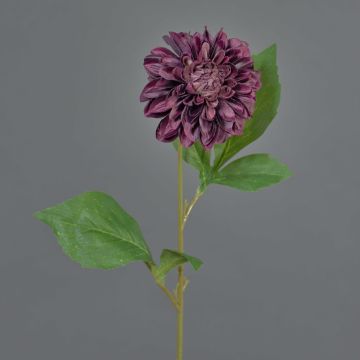 Flor artificial de dalia WANRU, violeta oscuro, 50 cm, Ø 9 cm Flor artificial de dalia WANRU, violeta oscuro, 50 cm, Ø 9 cm