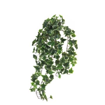 Cuelgante de hiedra artificial LANSHUO con varilla, verde y blanco, 100 cm