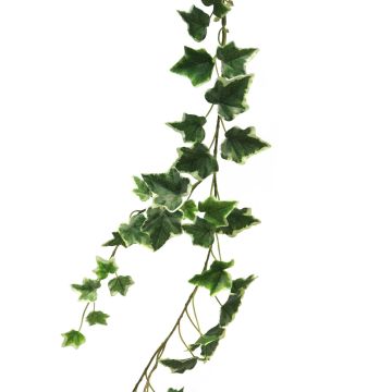 Guirnalda de hiedra artificial LANSHUO, verde y blanco, 180 cm