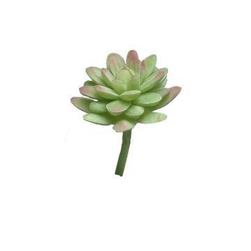 Sedum rubrotinctum artificial AOLUO con varilla, verde y rojo, 16 cm