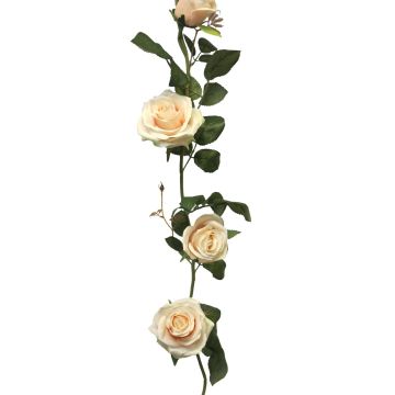 Guirnalda de flores decorativas KAILIN, rosa crema, 145 cm Guirnalda de flores decorativas KAILIN, rosa crema, 145 cm