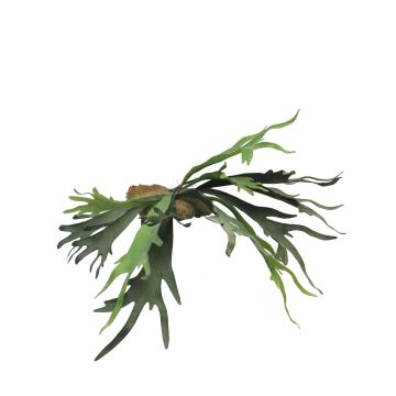Planta artificial de helecho de ciervo KONGXI con soporte, verde, 50cm Planta artificial de helecho de ciervo KONGXI con soporte, verde, 50cm