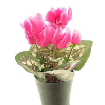 Flor artificial de ciclamen XIAOGUO en maceta decorativa, rosa, 25 cm Flor artificial de ciclamen XIAOGUO en maceta decorativa, rosa, 25 cm