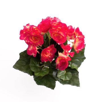 Begonia sintética IVANA con varilla, fucsia, 20cm, Ø3-5cm