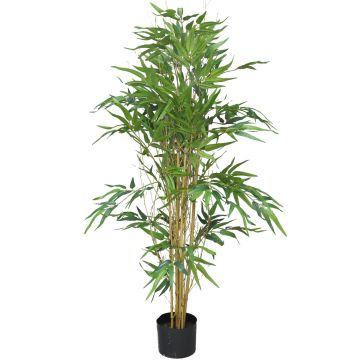 Árbol de plástico de bambú WANNING, troncos auténticos, 120 cm Árbol de plástico de bambú WANNING, troncos auténticos, 120 cm
