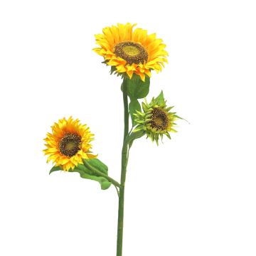 Rama artificial de girasol HELINYU, amarilla, 85 cm Rama artificial de girasol HELINYU, amarilla, 85 cm