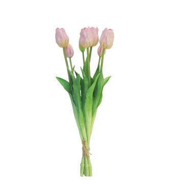 Ramo de tulipanes de tela LONA, rosa, 45cm, Ø15cm Ramo de tulipanes de tela LONA, rosa, 45cm, Ø15cm