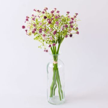 Ramo de gypsophila textil CECILIA, fucsia, 30cm, Ø17cm Ramo de gypsophila textil CECILIA, fucsia, 30cm, Ø17cm