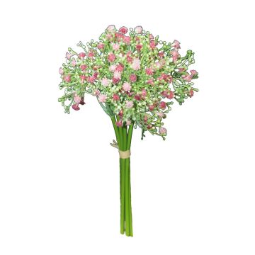Ramo de gypsophila textil CECILIA, rosa fuerte, 30 cm, Ø 17 cm Ramo de gypsophila textil CECILIA, rosa fuerte, 30 cm, Ø 17 cm