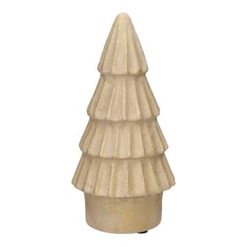 Árbol de Navidad decorativo terracota LOVRA, color arena, 20cm, Ø9,8cm