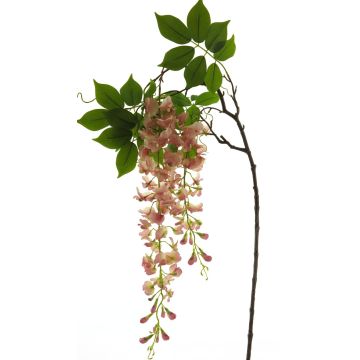 Rama decorativa de glicinia LIANMU, rosa, 140 cm