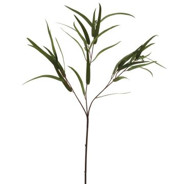 Rama de eucalipto de plástico ZIYUMU con semillas, verde, 80 cm