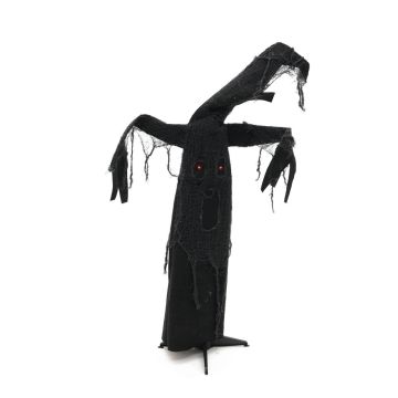 Figura decorativa de Halloween «Árbol NOZZY» con risa espeluznante / función de movimiento, negro, LED, 115 cm Figura decorativa de Halloween «Árbol NOZZY» con risa espeluznante / función de movimiento, negro, LED, 115 cm