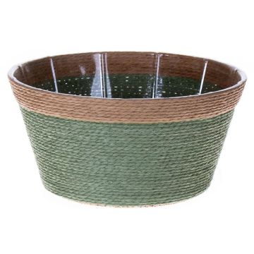 Maceta NERIONKO, verde-beige, 10cm, Ø19cm