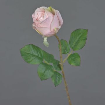 Flor artificial decorativa rosa POPI, rosa pálido, 55 cm, Ø 7 cm Flor artificial decorativa rosa POPI, rosa pálido, 55 cm, Ø 7 cm