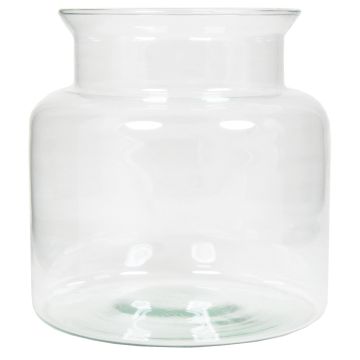 Portavelas KARIN OCEAN de cristal, transparente, 19cm, Ø19cm