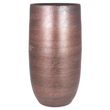 Jarrón de cerámica AGAPE con grano, cobre, 50cm, Ø24,5cm