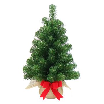 Árbol de Navidad artificial WARSCHAU, saco de yute natural, 60 cm, Ø 40 cm Árbol de Navidad artificial WARSCHAU, saco de yute natural, 60 cm, Ø 40 cm