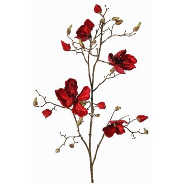 Rama de magnolia textil JACKA, roja, 105cm