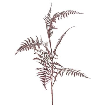 Rama artificial de Asparagus plumosus GIONA, rojo oscuro, 85 cm
