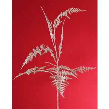 Rama artificial de Asparagus plumosus GIONA, plateada, 85cm
