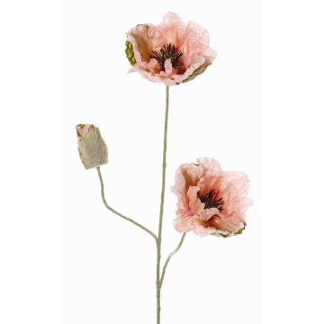 Amapola artificial MODLING, rosa, 75 cm, Ø 12 cm Amapola artificial MODLING, rosa, 75 cm, Ø 12 cm