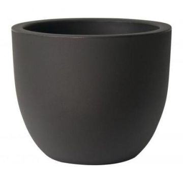 Maceta redonda ETRION de plástico, negra, 52 cm, Ø 64 cm Maceta redonda ETRION de plástico, negra, 52 cm, Ø 64 cm