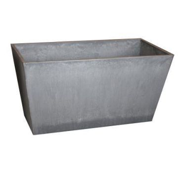 Jardinera ANDIF de hormigón de madera, gris, 100 x 32 x 49 cm Jardinera ANDIF de hormigón de madera, gris, 100 x 32 x 49 cm