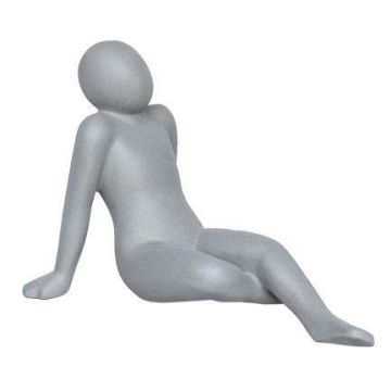 Figura de jardín «Hombre VUNKY» de polystone, gris, 69 x 46 x 51 cm Figura de jardín «Hombre VUNKY» de polystone, gris, 69 x 46 x 51 cm