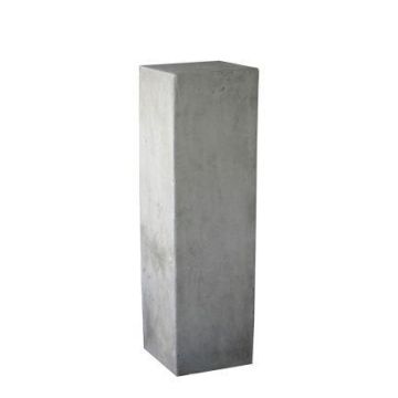 Columna rectangular para plantas LUNAKA de cemento, gris, 29x29x60cm Columna rectangular para plantas LUNAKA de cemento, gris, 29x29x60cm