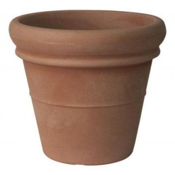 Maceta de plástico MYRDEN, color terracota, 44 cm, Ø 51 cm Maceta de plástico MYRDEN, color terracota, 44 cm, Ø 51 cm
