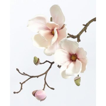 Magnolia de plástico MALBINE, blanco-rosa, 50cm, Ø6-10cm Magnolia de plástico MALBINE, blanco-rosa, 50cm, Ø6-10cm