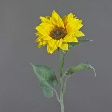 Girasol de plástico LUPITA, amarillo, 80cm, Ø17cm