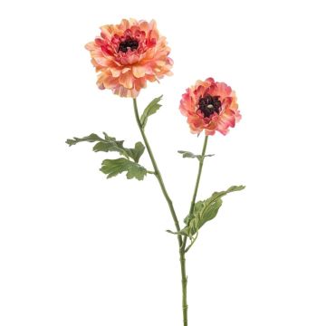 Flor artificial de ranúnculo LOLYN, melocotón-rosa, 65 cm Flor artificial de ranúnculo LOLYN, melocotón-rosa, 65 cm
