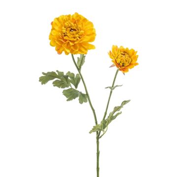Flor artificial de ranúnculo LOLYN, amarilla, 65 cm Flor artificial de ranúnculo LOLYN, amarilla, 65 cm