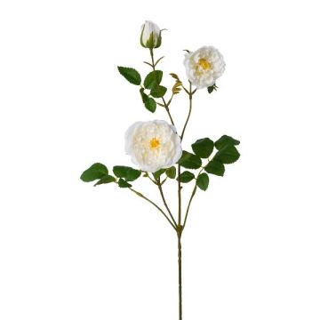 Rama artificial de peonía KROVEL, color crema, 75 cm Rama artificial de peonía KROVEL, color crema, 75 cm