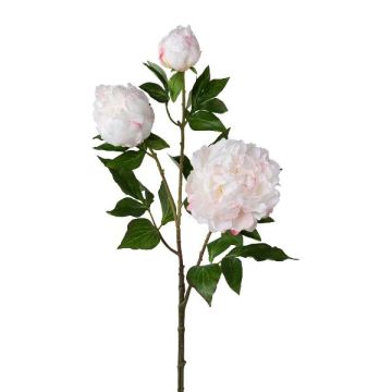 Rama artificial de peonía CRUNT, blanca, 85 cm Rama artificial de peonía CRUNT, blanca, 85 cm