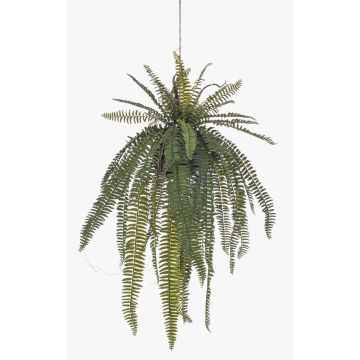 Helecho espada artificial para colgar MAXROL, con terrón y raíces, colgante, verde, 85cm