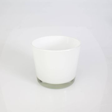 Maceta / Portavelas ALENA, blanco, 12,5cm, Ø14,5cm