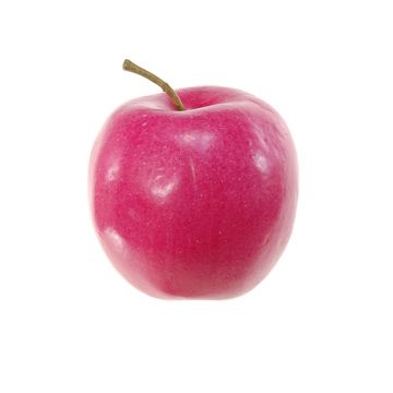 Fruta decorativa: manzana HENNY, fucsia-rojo, 8cm, Ø8,5cm Fruta decorativa: manzana HENNY, fucsia-rojo, 8cm, Ø8,5cm