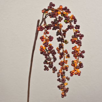 Rama artificial de bayas de saúco SWANTJE, bayas, rojo burdeos-naranja, 40 cm