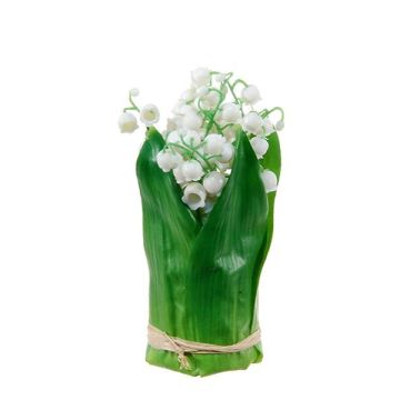Arreglo floral artificial de muguetes IKENNA, blanco, 15 cm, Ø 6 cm Arreglo floral artificial de muguetes IKENNA, blanco, 15 cm, Ø 6 cm