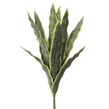 Planta artificial Sansevieria LIVIANA, tallo, verde-amarillo, 50cm