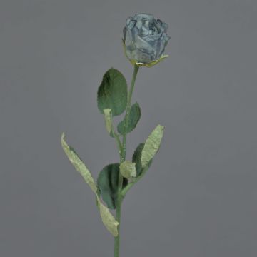Rosa artificial FREIDA, Colección Eco, gris-azul claro, 60 cm, Ø 4 cm Rosa artificial FREIDA, Colección Eco, gris-azul claro, 60 cm, Ø 4 cm