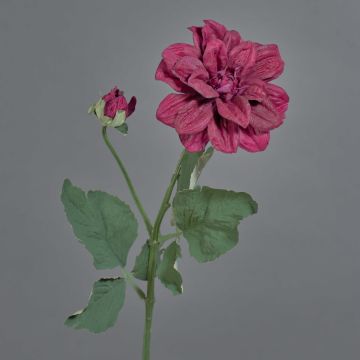 Rama de dalia artificial GINGER, Colección Eco, rosa oscuro, 60 cm, Ø 10 cm Rama de dalia artificial GINGER, Colección Eco, rosa oscuro, 60 cm, Ø 10 cm