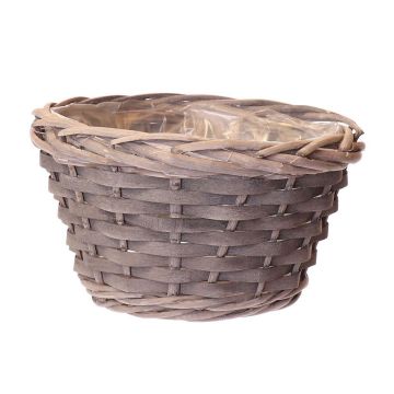 Jardinera NAZARIO, gris, 11cm, Ø19cm Jardinera NAZARIO, gris, 11cm, Ø19cm