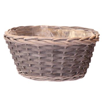 Jardinera NAZARIO, gris, 13cm, Ø26cm Jardinera NAZARIO, gris, 13cm, Ø26cm