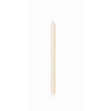 Vela de altar NADEGE de ceresina 100 %, color marfil, 30 cm, Ø 3 cm, 21 h - Fabricada en Alemania